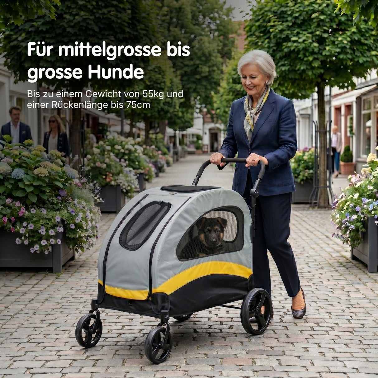 Hundebuggy Gr. XL Haustierwagen Hundetransport Hundewagen Hundestroller
