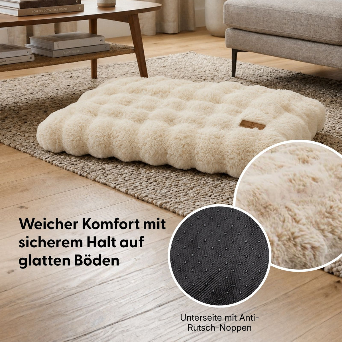 Kuschelbett Grösse L Hundekissen Schlafplatz Haustierbett Hundebett