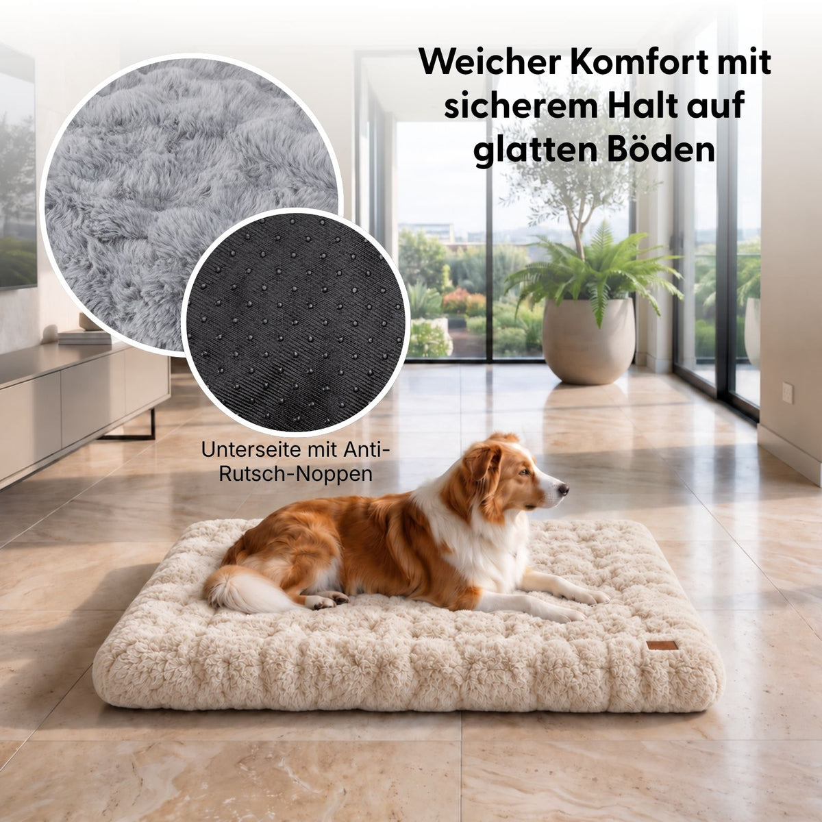 Kuschelbett Grösse XXL Haustierbett Hundebett Hundekissen Schlafplatz
