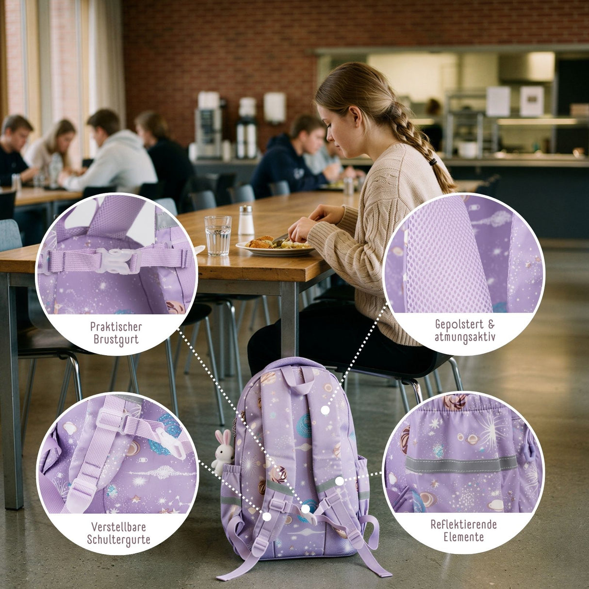 Schulrucksack Schulthek Schulranzen Schuelzgi Primarschul-Rucksack