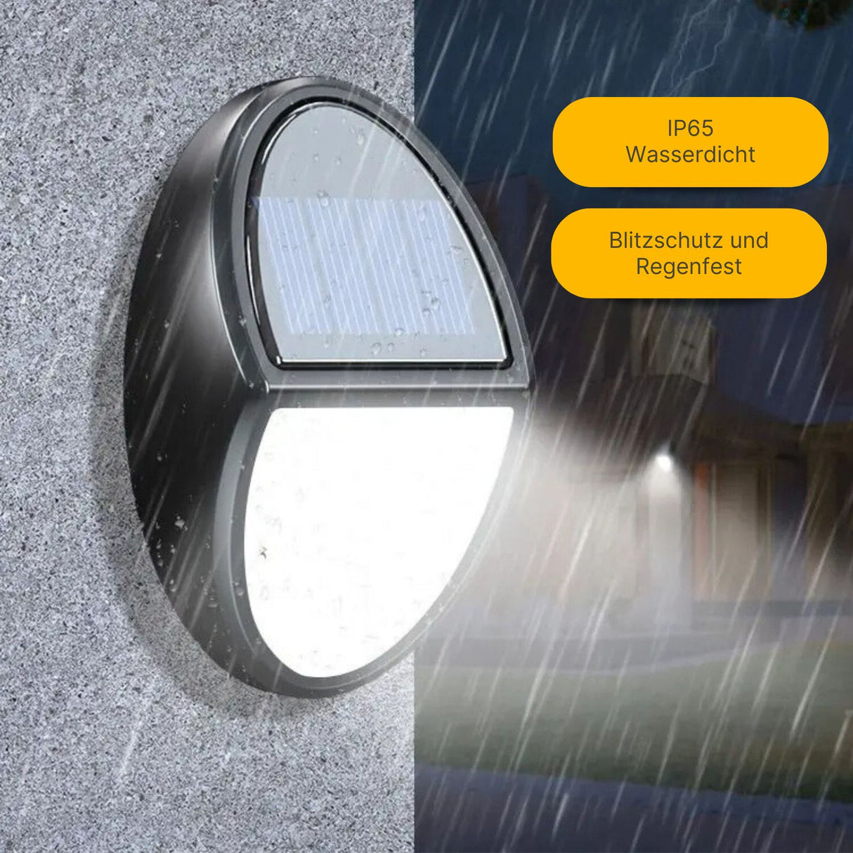 LED Solar Fassadenbeleuchtung Gartenleuchte Aussenlicht Wandleuchte