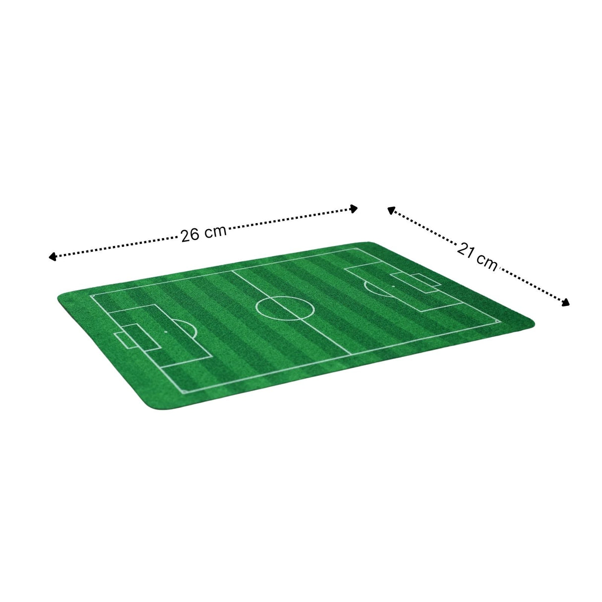 Mausmatte 26cm x 21cm Fussballfeld Mousepad Anti-Rutsch PC Mauspad