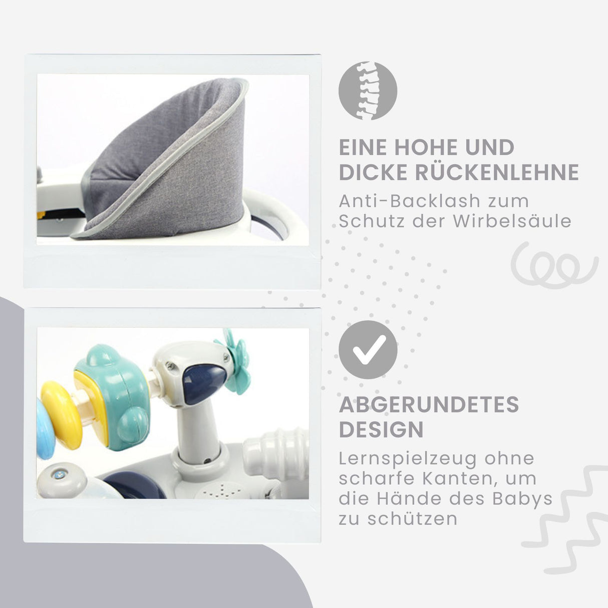 Lauflernhilfe Baby Walker Lauflernwagen Laufwagen Gehfrei Laufhilfe Kleinkinder