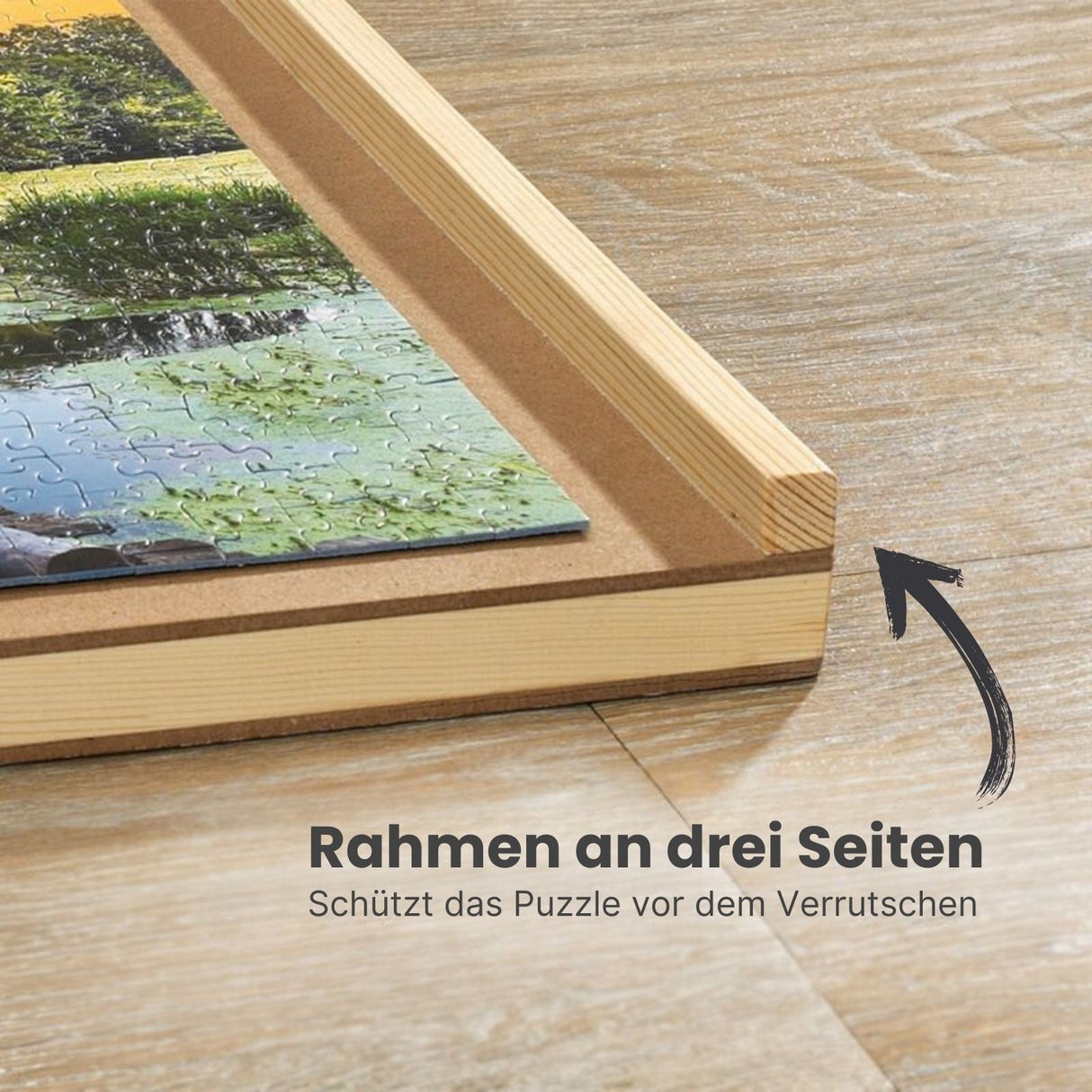 Puzzlebrett für 1500 Teile mit Auszügen Puzzletafel Puzzleunterlage