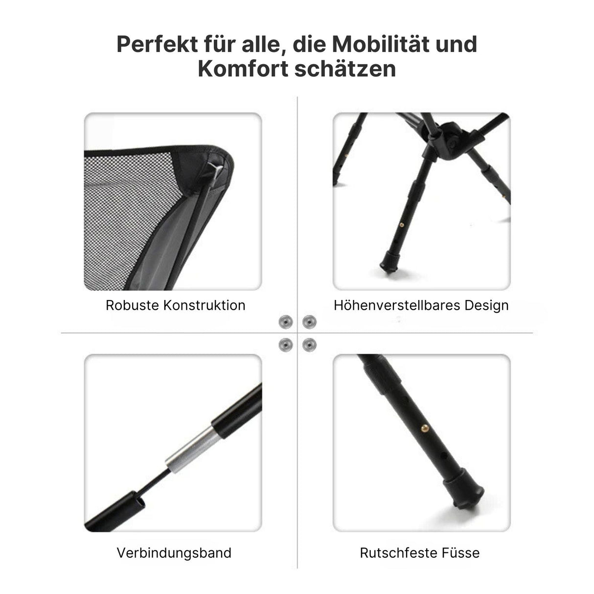 Campingstuhl Outdoor-Stuhl Strandstuhl Klappstuhl