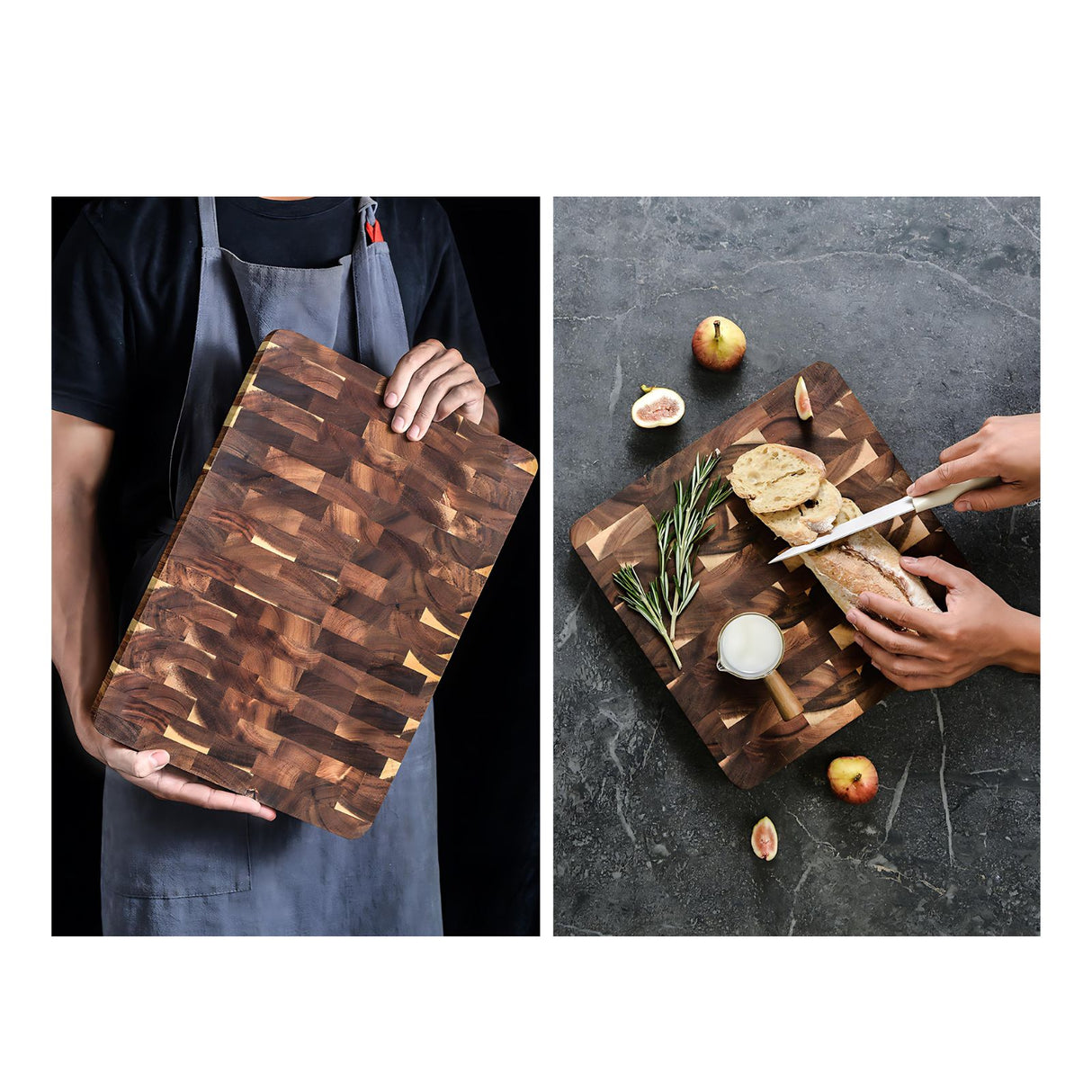 Küchenbrett Schneidebrett Schneideunterlage Küche Hackbrett Stirnholz