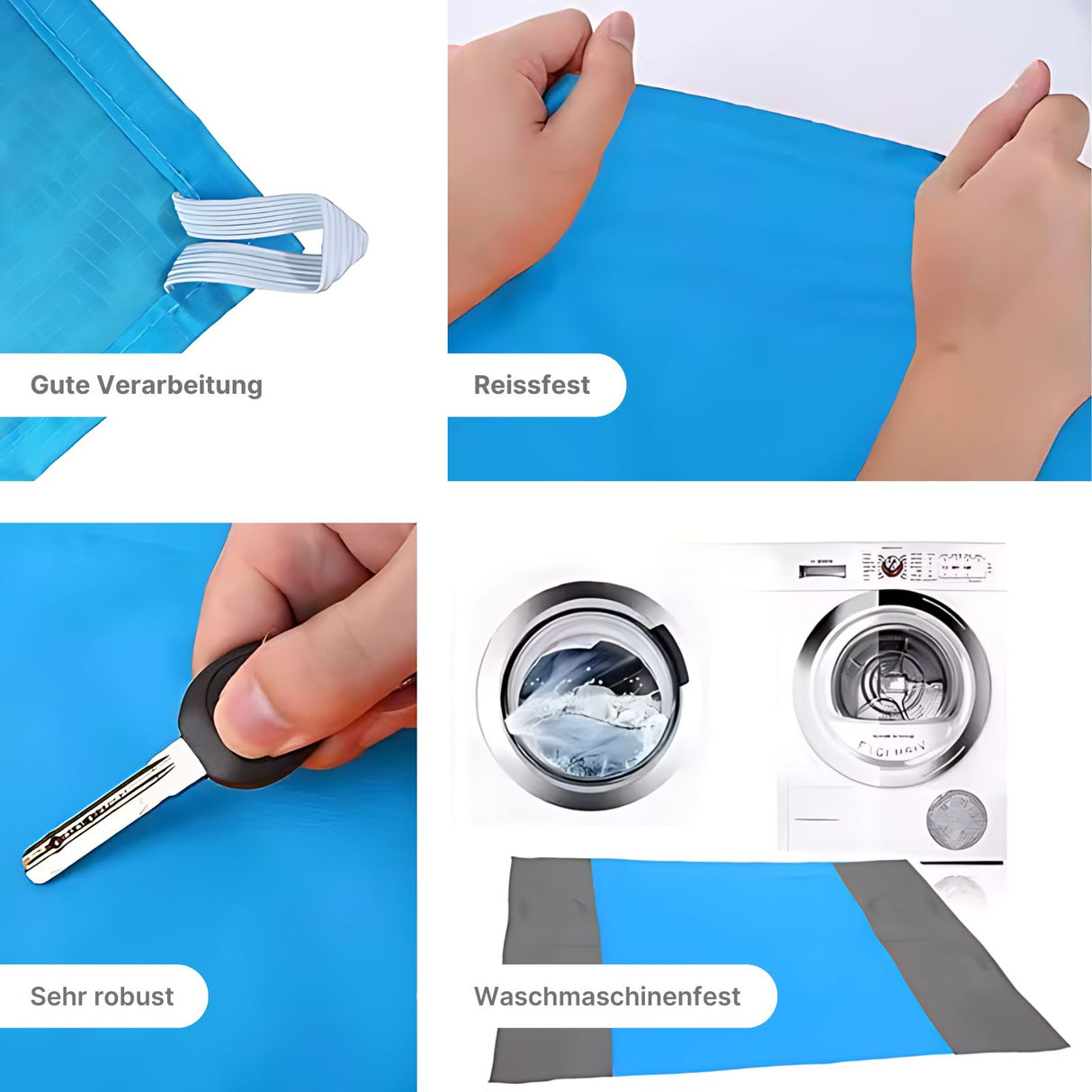 Strandtuch Sandfreie Stranddecke Strandmatte Picknickdecke Liegetuch