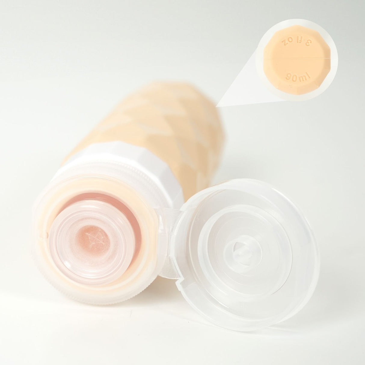 4er Set Reiseflaschen Squeeze-Flasche Quetschflasche Silikonbehälter Shampoo-Behälter