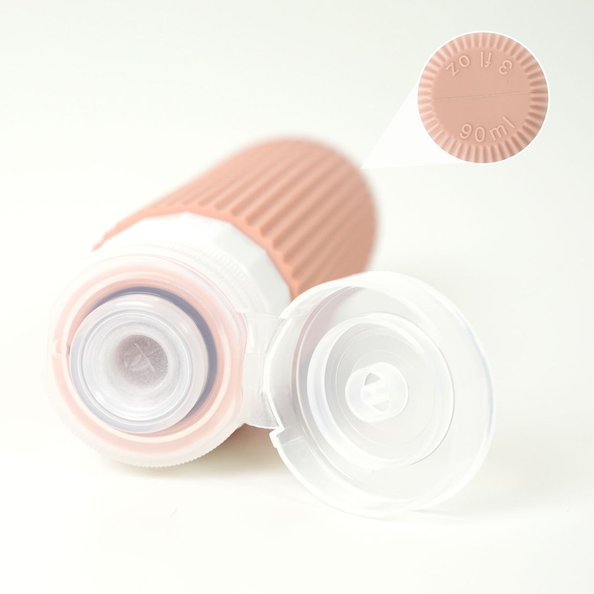 4er Set Squeeze-Flaschen Reiseflaschen Shampoo-Behälter Silikonbehälter Quetschflasche