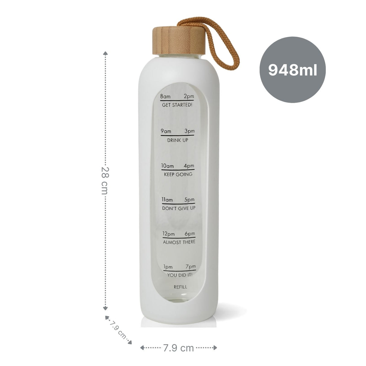 Trinkflasche Wasserflasche Glasflasche Sportflasche Getränkeflasche