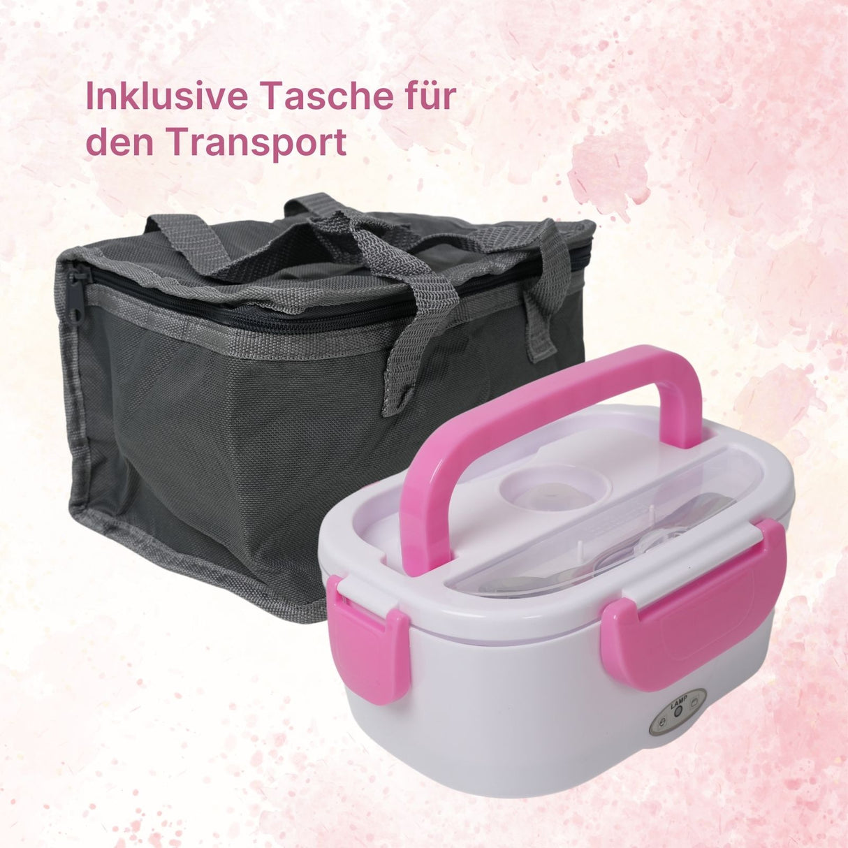 Elektrische Essensbox Lunchbox Brotdose beheizbarer Thermobehälter