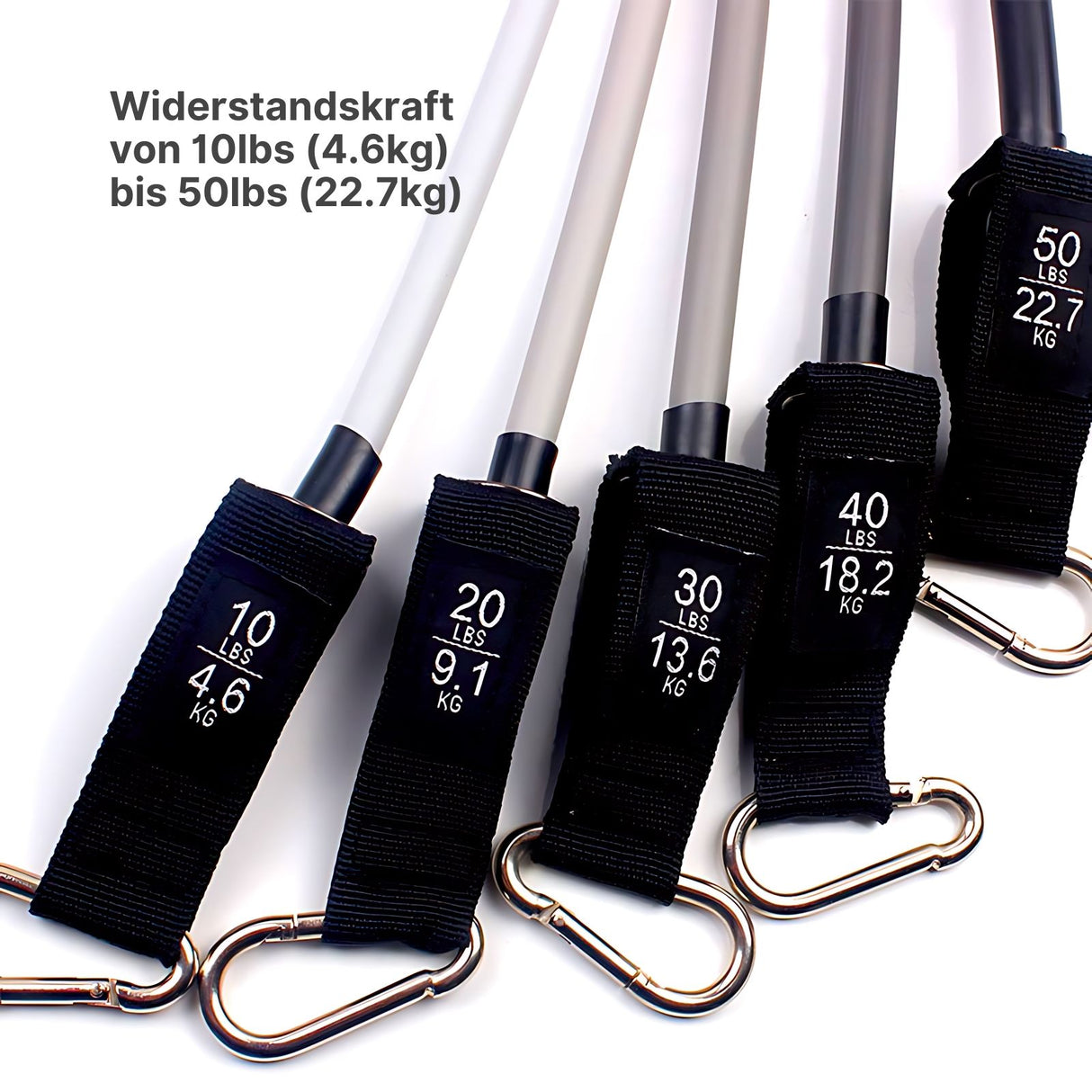 11-tlg. Set Fitnessband Resistance-Band Widerstandsband Trainingsband