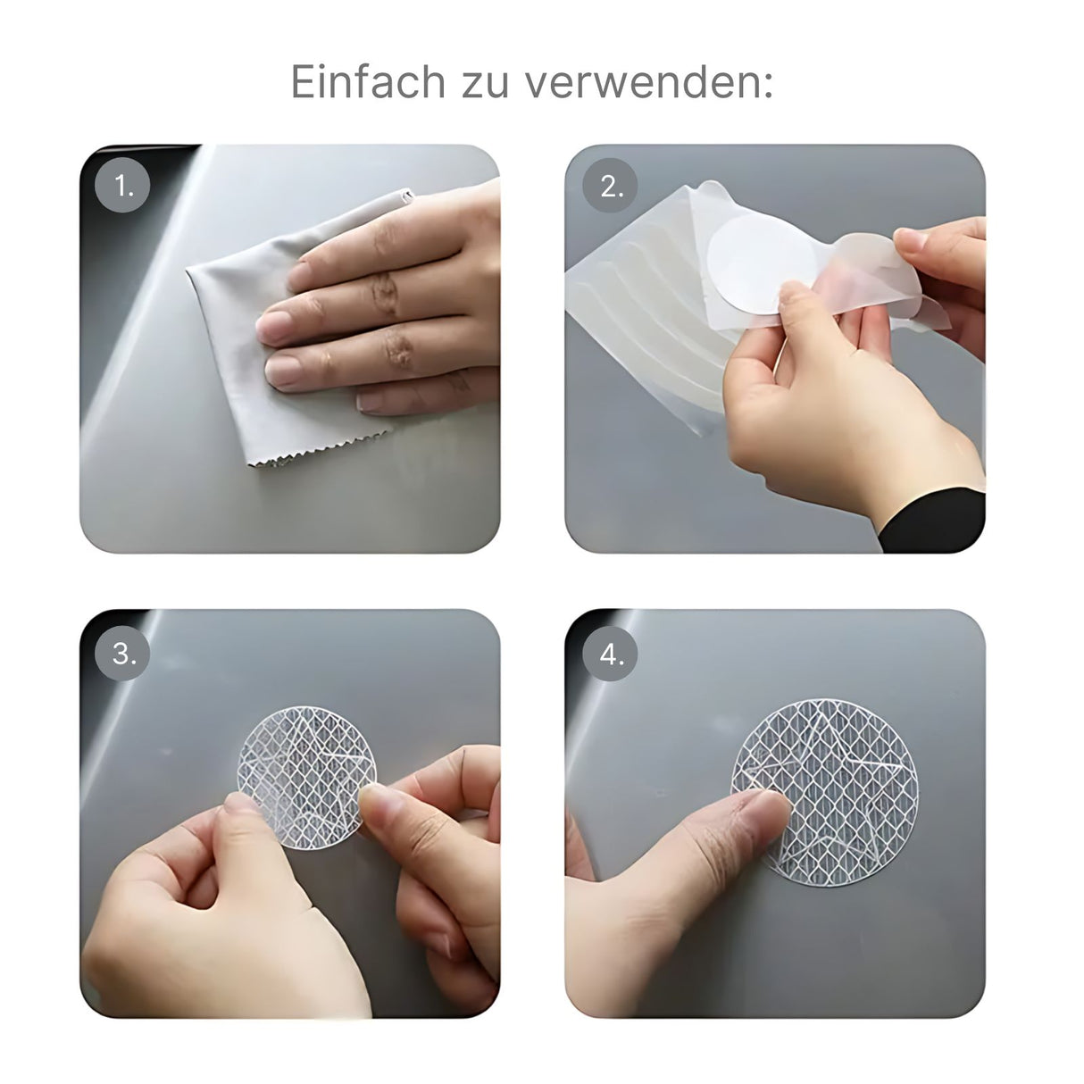 42-tlg. Set Reflektierende Sticker Veloaufkleber Leuchtaufkleber Reflektor-Sticker