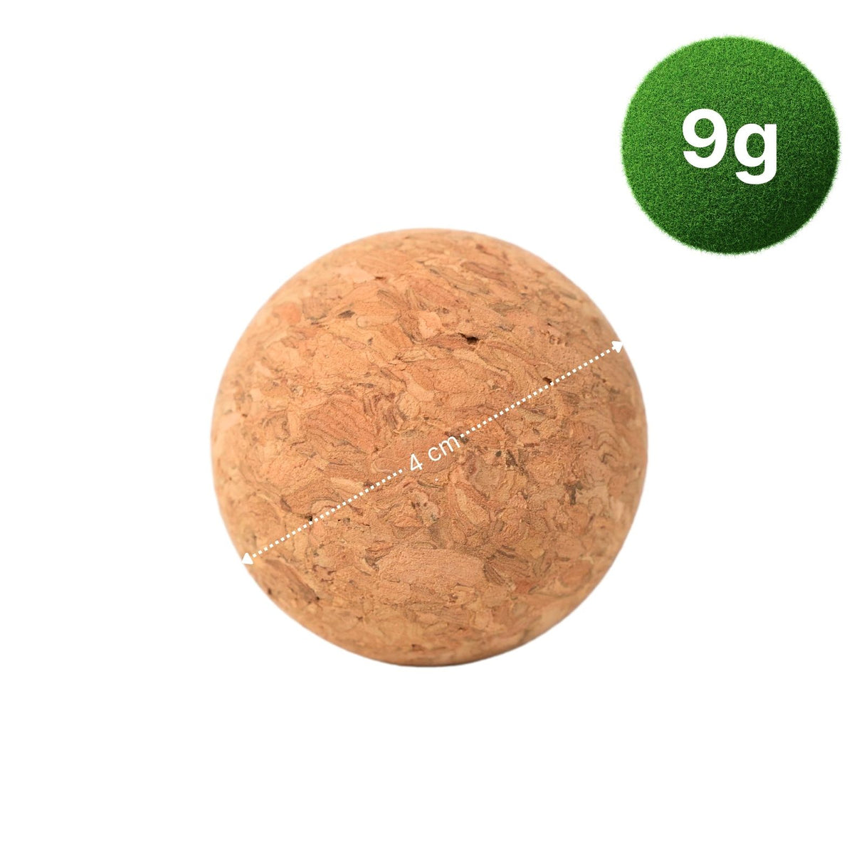 8er Set Tischkickerbälle aus Kork Mini-Fussbälle Tischfussball-Bälle Ersatz-Fussbälle