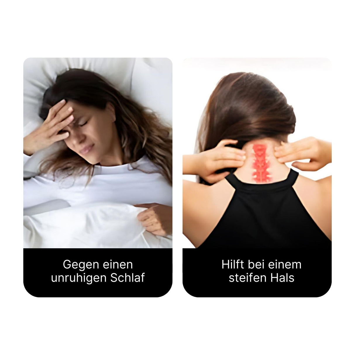 Nackenstützkissen Massagekissen Nackenkissen Nacken-Massagekissen Nackenstütze