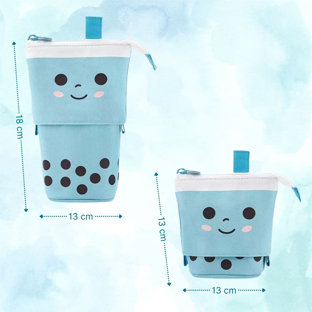 Verstellbares Schlamperetui Pop Up-Stiftehalter Stehendes Federmäppchen