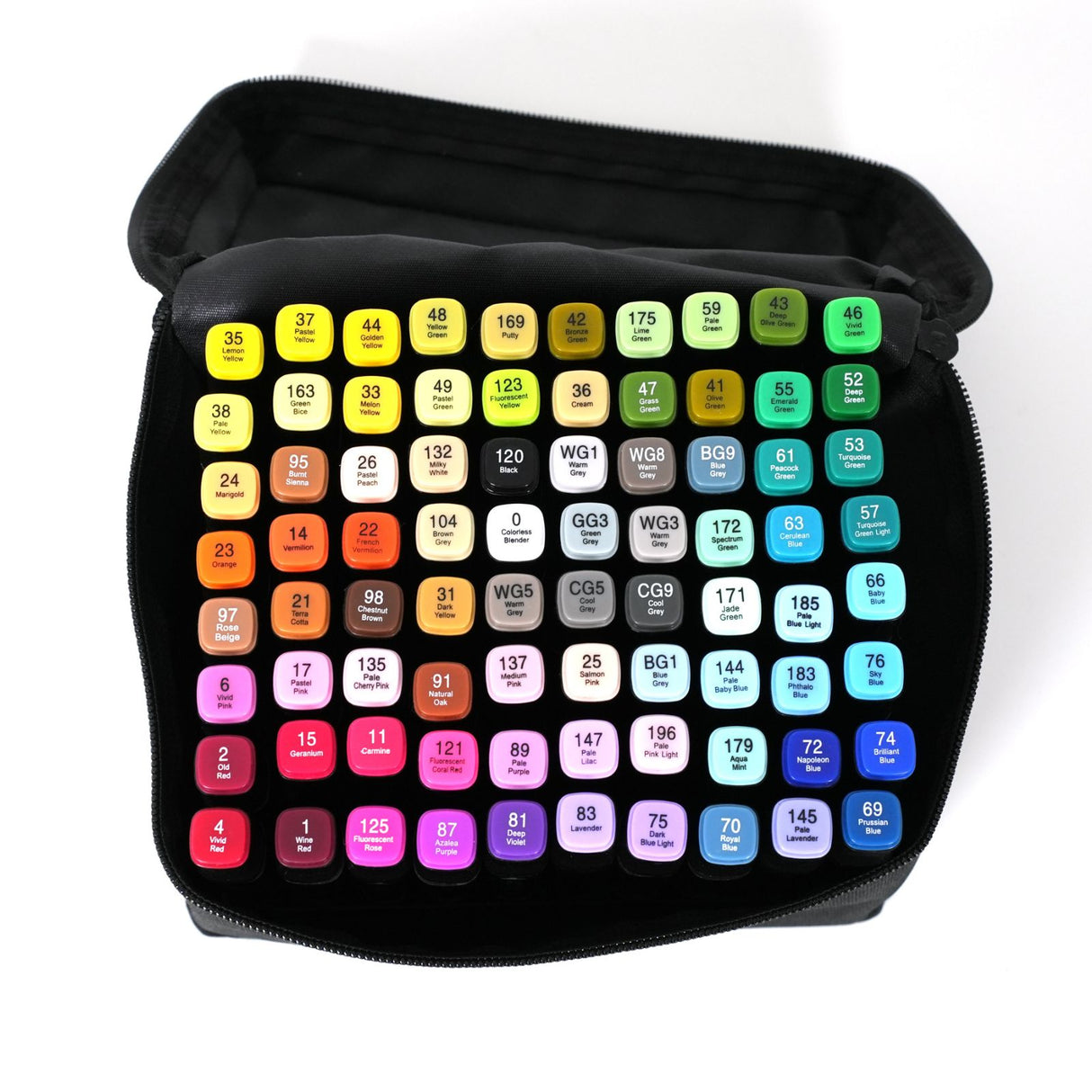 80-tlg. Set Doppelseitige Stifte Twin Marker Dual Marker Doppelspitz-Filzstifte