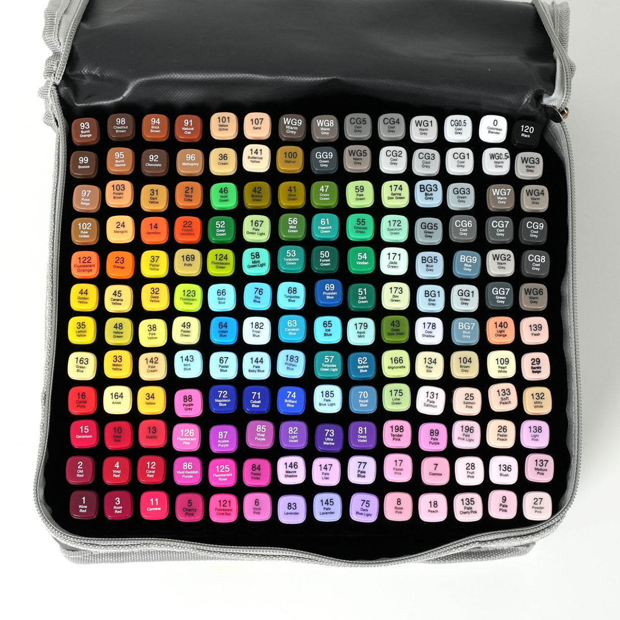 168-tlg. Set Doppelspitz-Filzstifte Dual Marker Doppelseitige Stifte Twin Marker