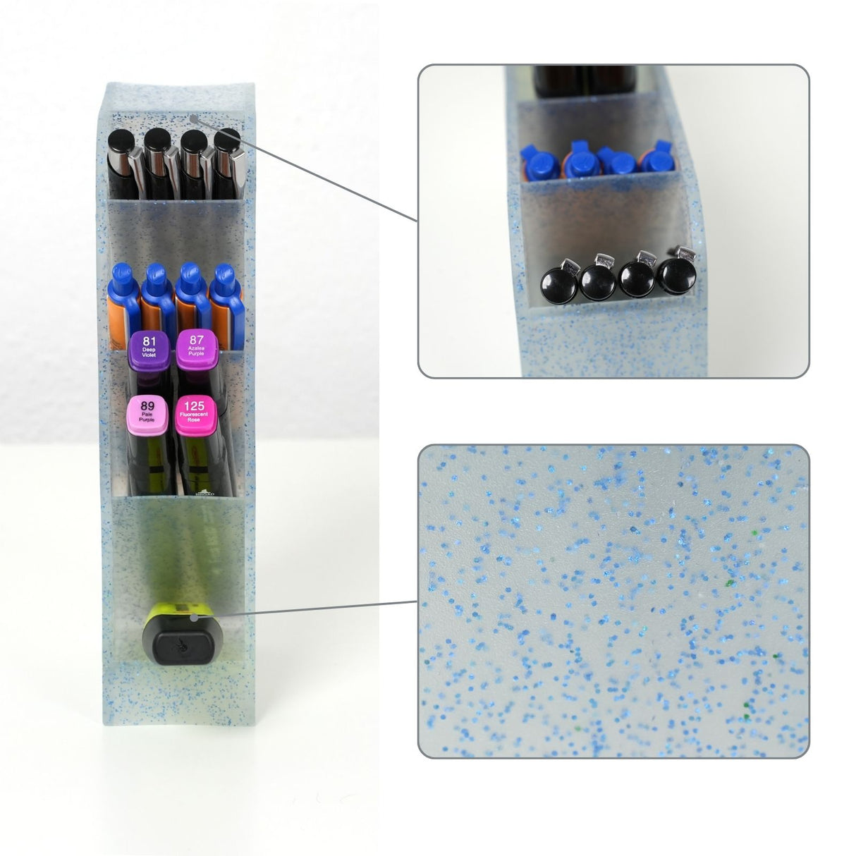 Bürotisch-Stifthalter Schreibtisch-Organizer Stiftebox Stiftaufbewahrung Pen Desk-Organizer