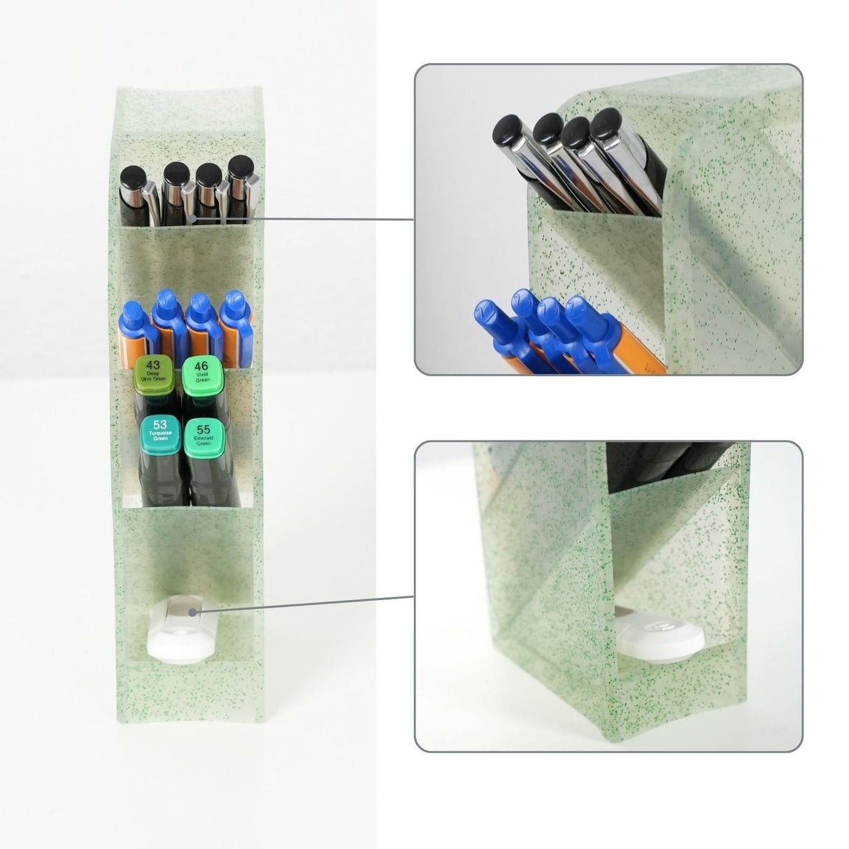 Pen Desk-Organizer Stiftebox Bürotisch-Stifthalter Schreibtisch-Organizer Stiftaufbewahrung