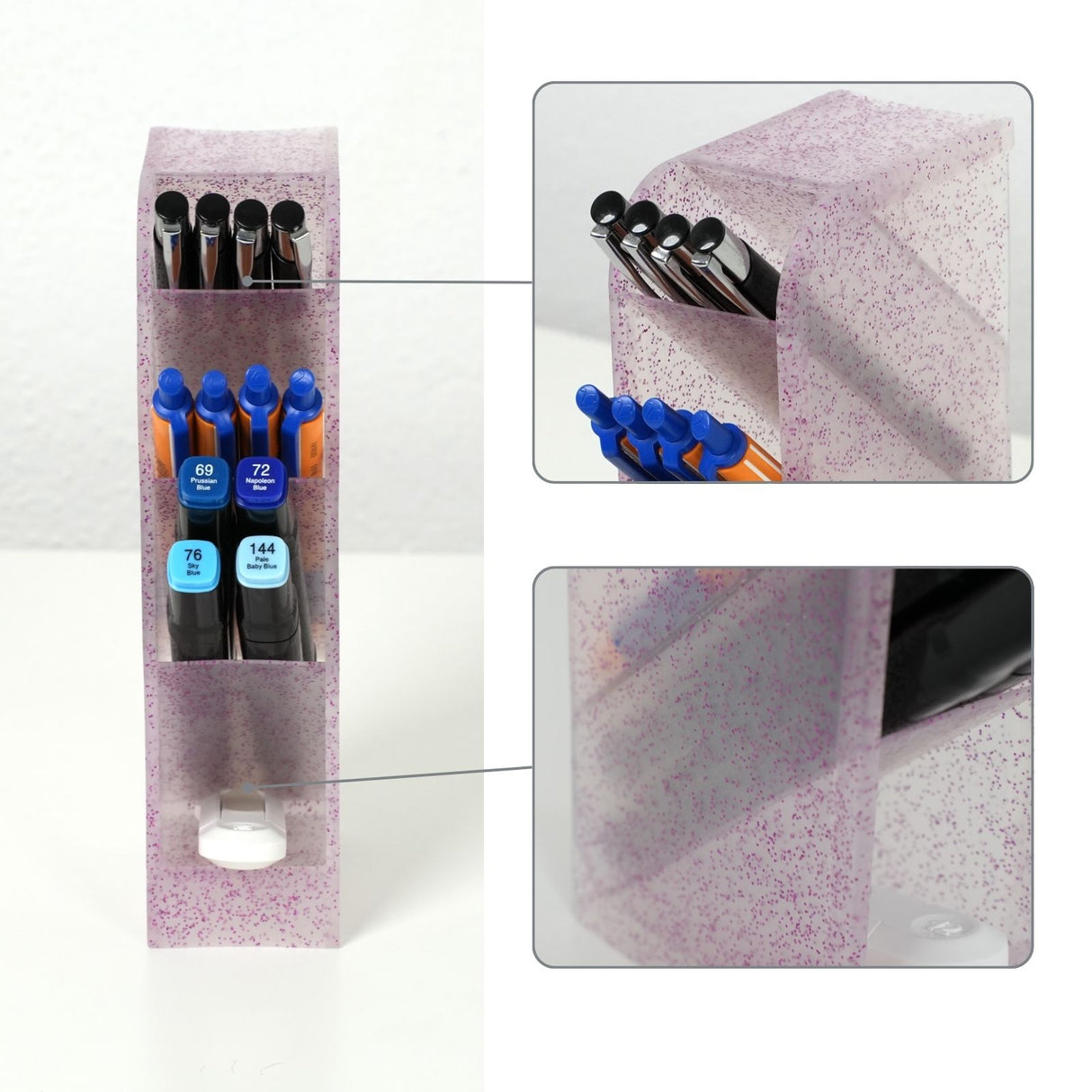 Stiftaufbewahrung Schreibtisch-Organizer Pen Desk-Organizer Stiftebox Bürotisch-Stifthalter