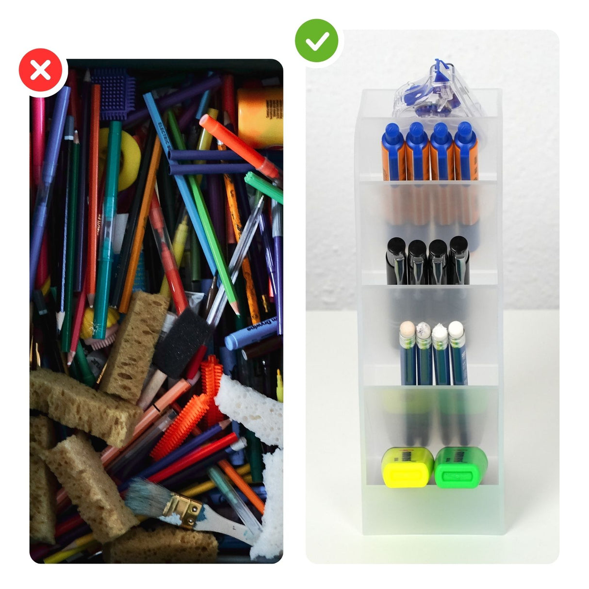 Bürotisch-Stifthalter Pen Desk-Organizer Stiftaufbewahrung Stiftebox Schreibtisch-Organizer