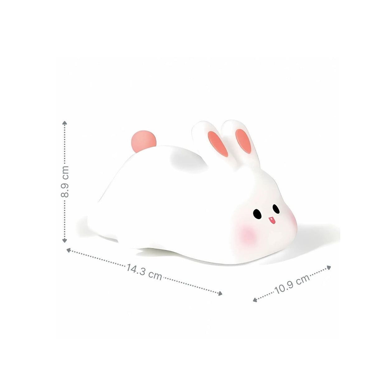 LED-Kaninchen-Nachtlicht Kinder-Nachttischlampe Tischleuchte Lampe Beleuchtung