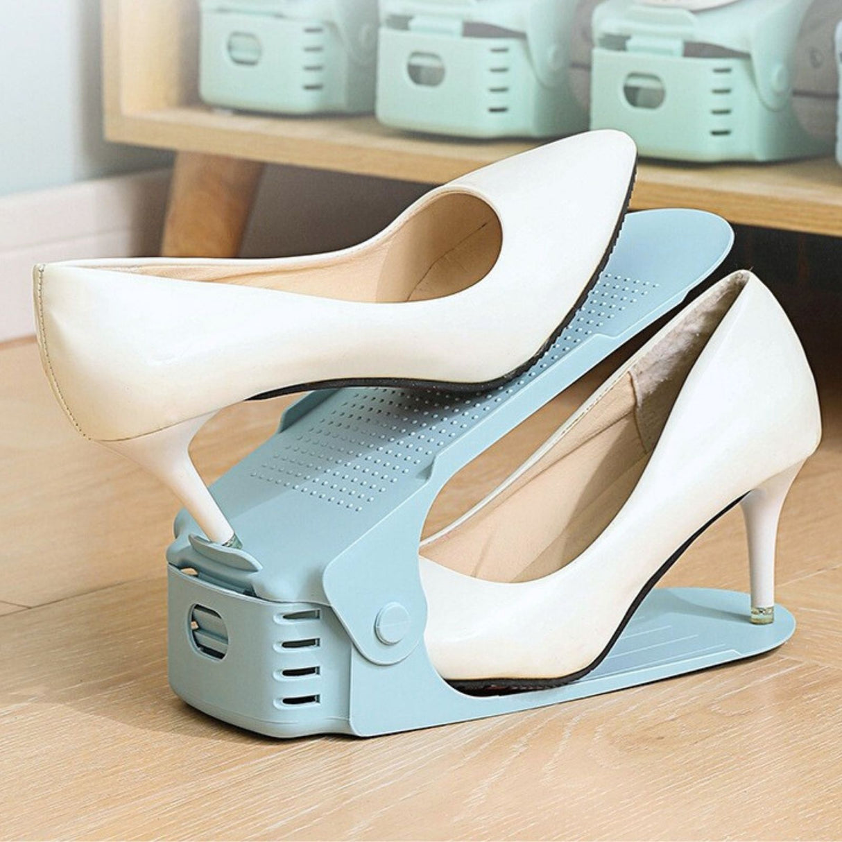 Schuhhalterung Schuh-Organizer Schuhstapler Schuhhalter Schuhschrank Schuhregal