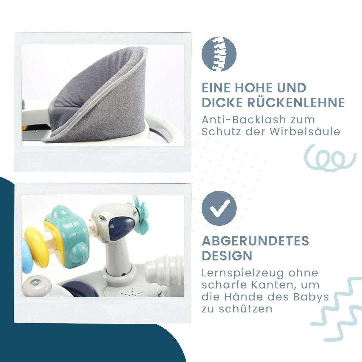 Lauflernwagen Baby Walker Lauflernhilfe Laufwagen Gehfrei Laufhilfe Kleinkinder