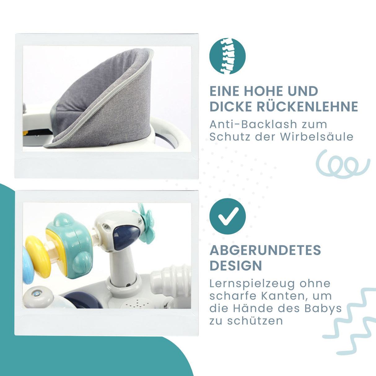 Lauflernwagen Baby Walker Lauflernhilfe Laufwagen Gehfrei Laufhilfe Kleinkinder