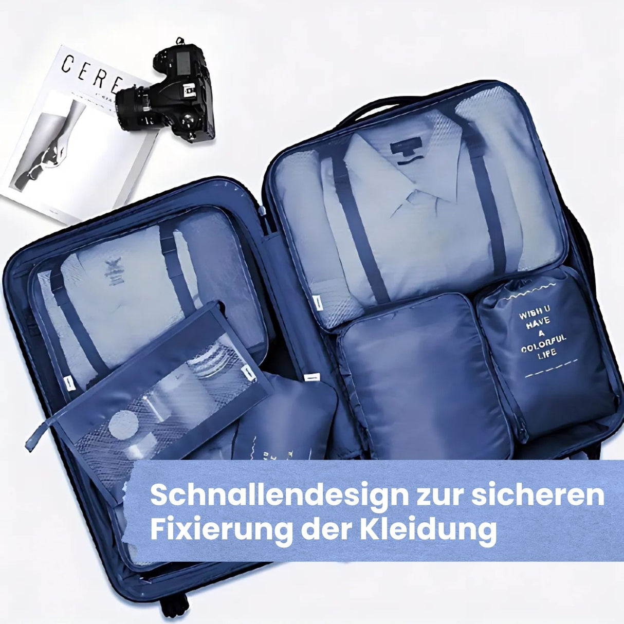 Aufbewahrungsbeutel Packsack Reisebeutel Koffer-Organizer Set