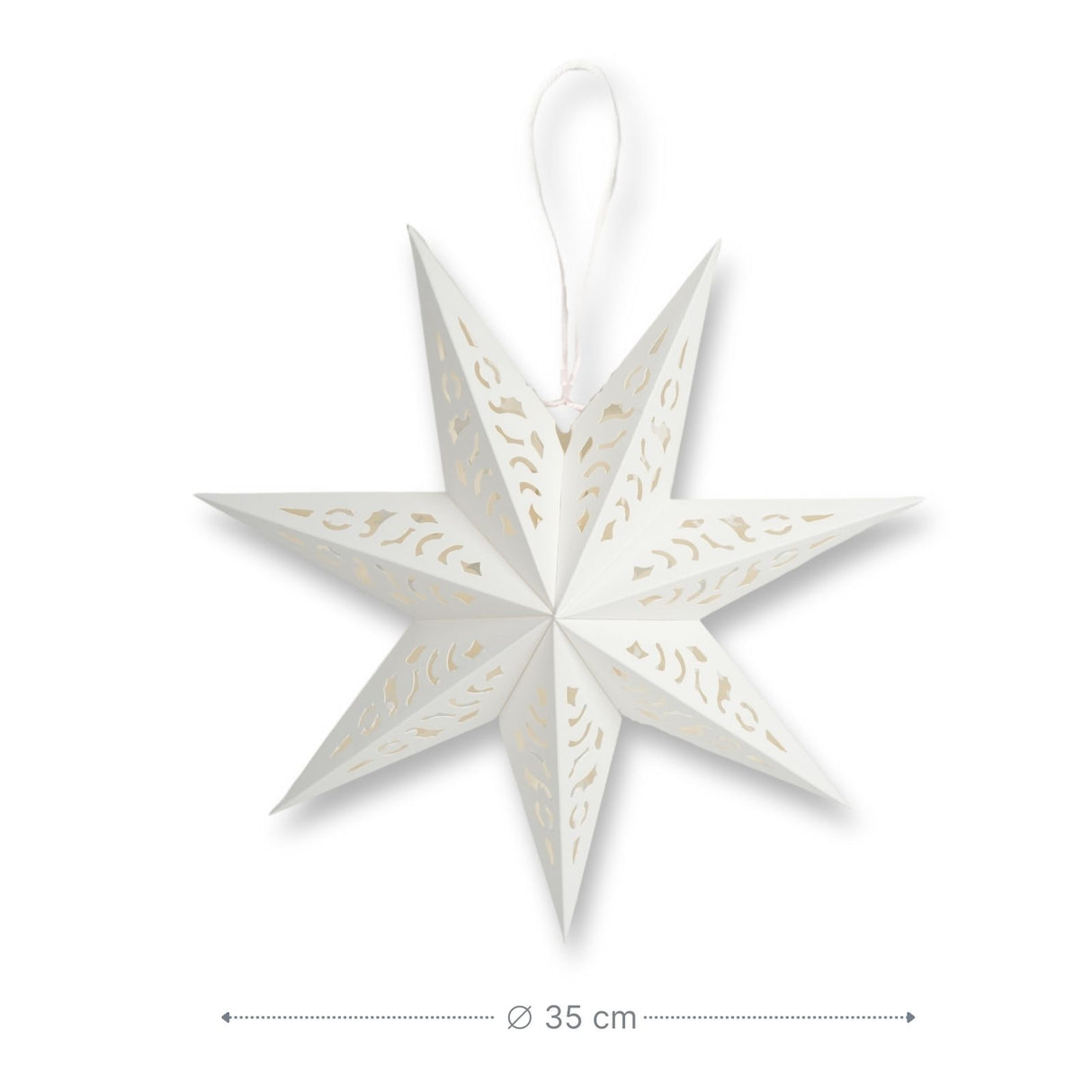 LED Weihnachtsstern Leuchtstern Hanging Star Laterne Beleuchtung Faltstern