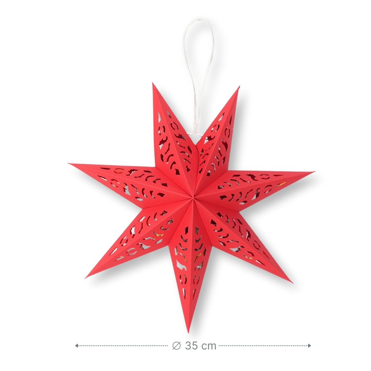 LED Faltstern Weihnachtsstern Leuchtstern Hanging Star Laterne Beleuchtung