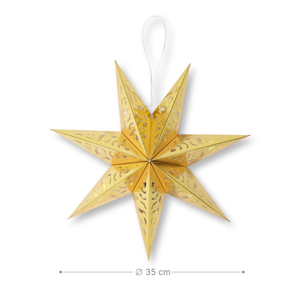 LED Hanging Star Laterne Beleuchtung Faltstern Weihnachtsstern Leuchtstern