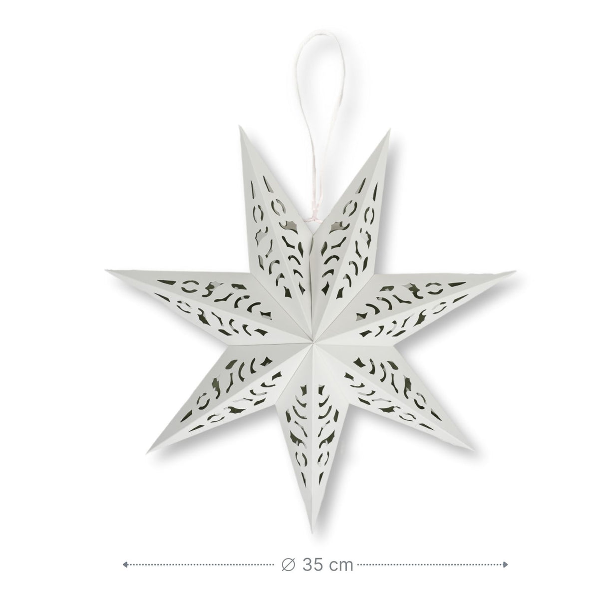 LED Leuchtstern Weihnachtsstern Beleuchtung Hanging Star Laterne Faltstern