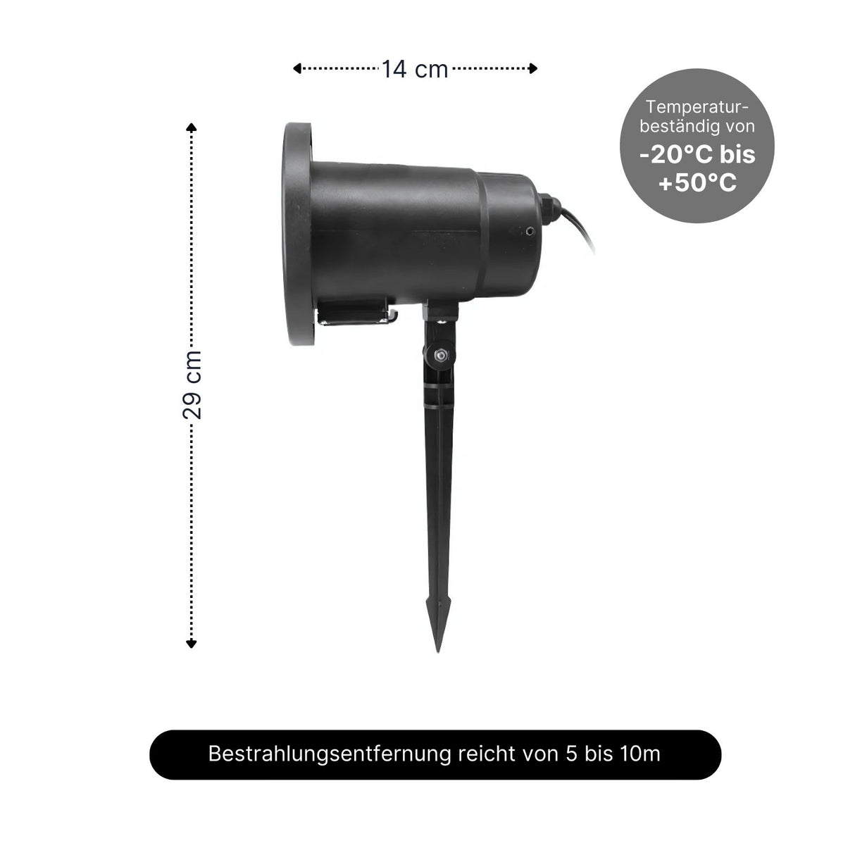 Outdoor-Weihnachtsmotive-Projektor LED-Projektorlampe Videoprojektor Beamer