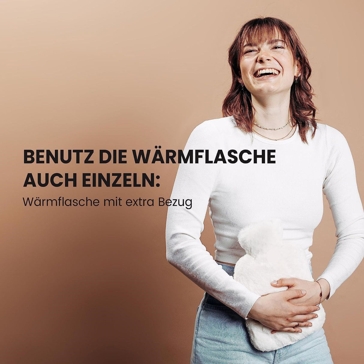 Wärmegürtel- und Wärmflaschen-Set Heizflasche Handwärmer Bauchwärmer