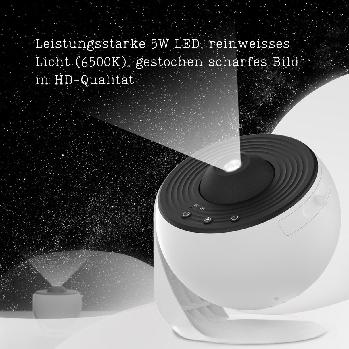 Sternen-Projektionslampe Galaxie-Projektor Planetarium-Nachtlicht Sternenhimmel