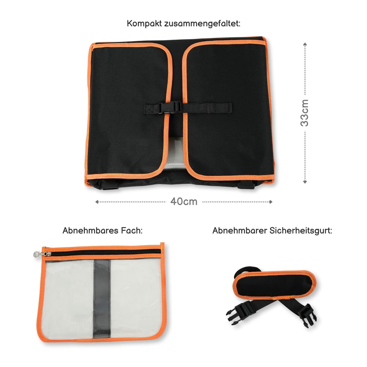 Auto-Reisetisch für Kinder Kindersitz-Tisch Tablet-Halter Spielzeug-Organizer
