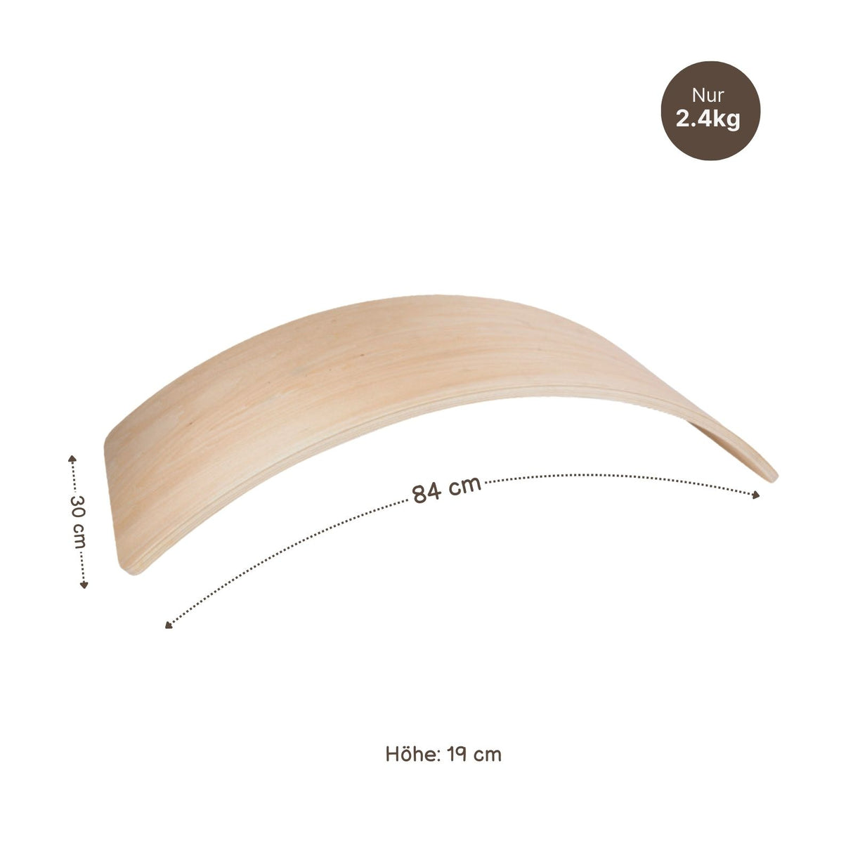 Kinder Spielbalancebrett Wippe Holz-Balancebrett Balanceboard