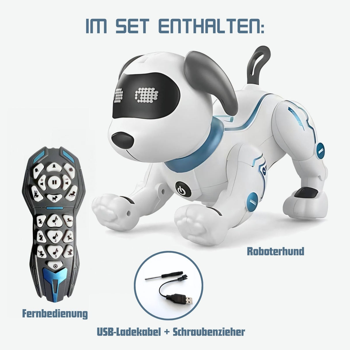 Stunt Dog Roboterhund Ferngesteuerter Spielzeug-Roboter Kinderspielzeug