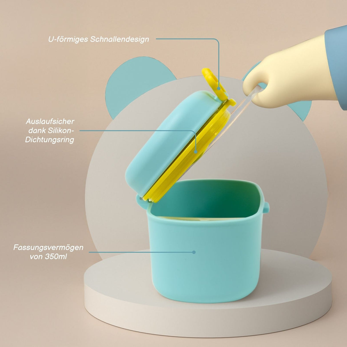 Baby-Milchpulverbox Behälter Milchpulverspender Aufbewahrungsbox Lebensmittelbox
