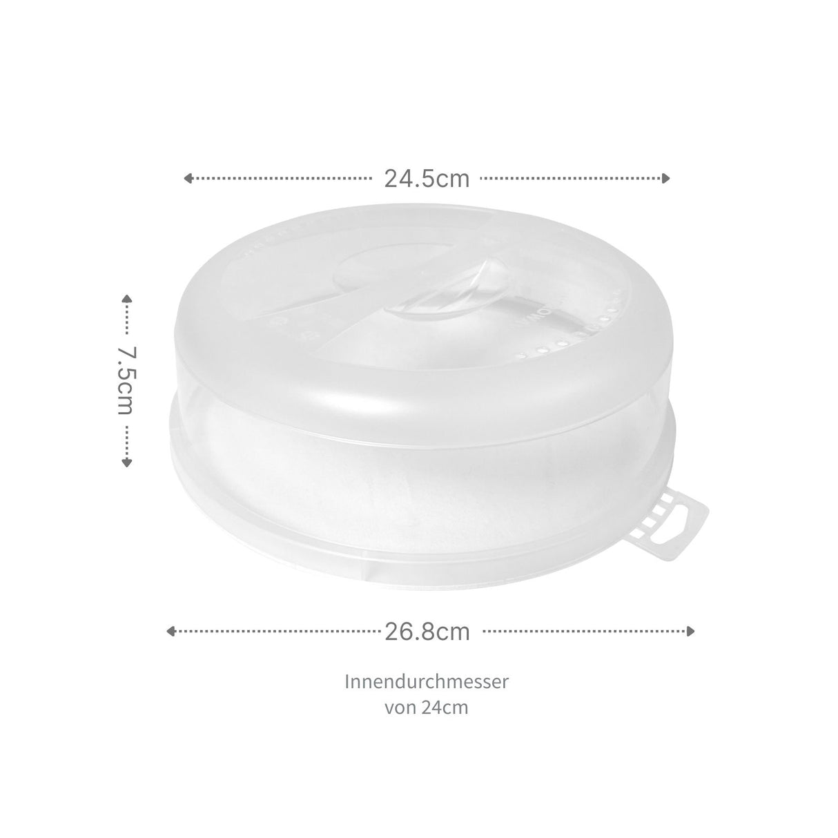 Mikrowellenhaube mit Haken Mikrowellen-Abdeckung Mikrowellendeckel