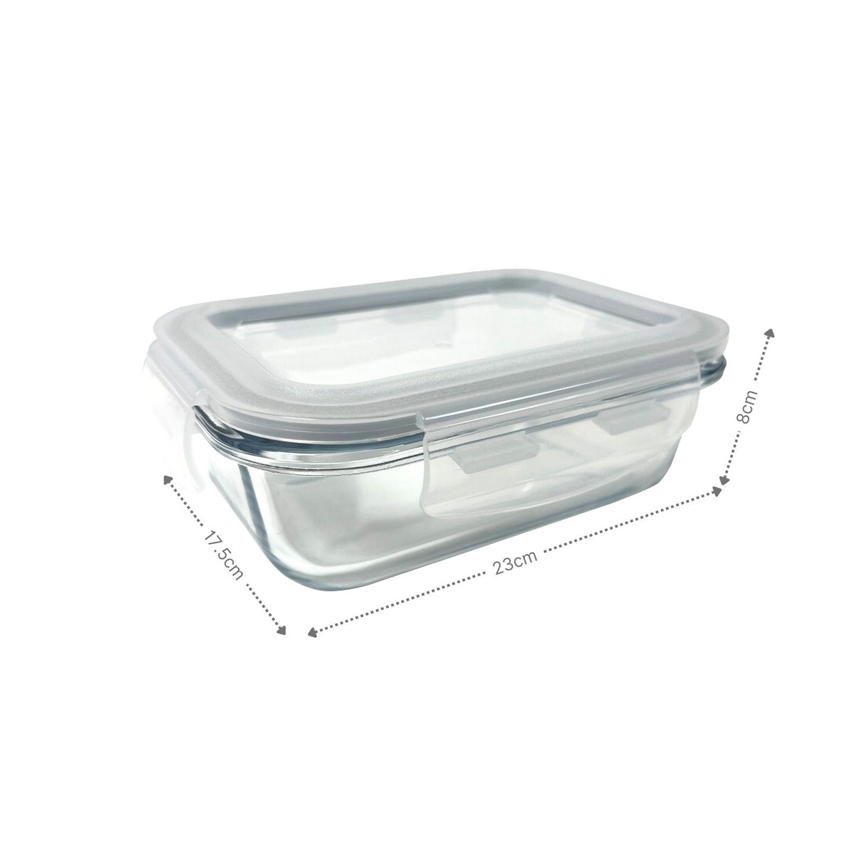 Glas-Vorratsbehälter Frischhaltedose Vorratsdose Frischhaltebox