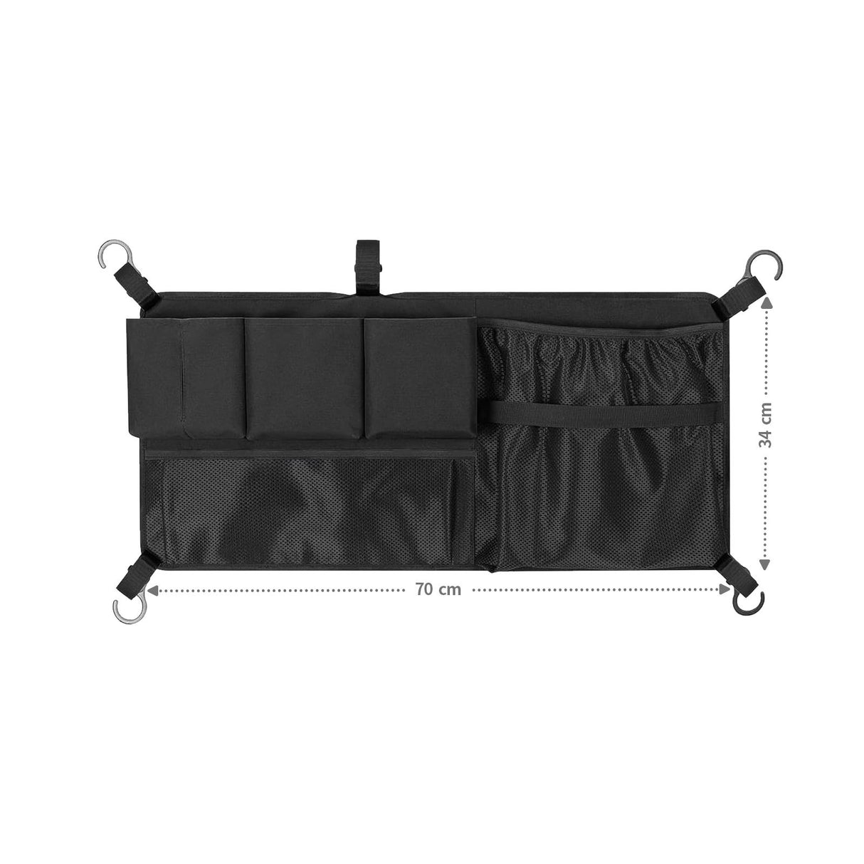 Aufbewahrungstasche für Bollerwagen 126073 Zusatztasche Seitentasche