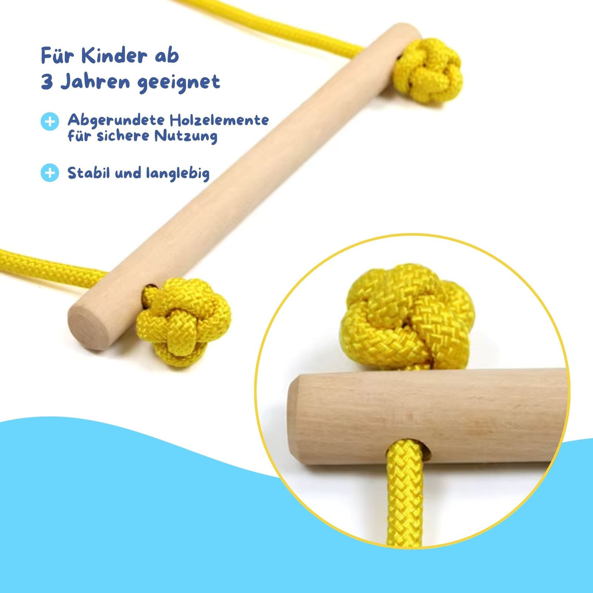 Slackline-Set für Kinder Kletterseil-Set Hangel-Set Hindernisparcours