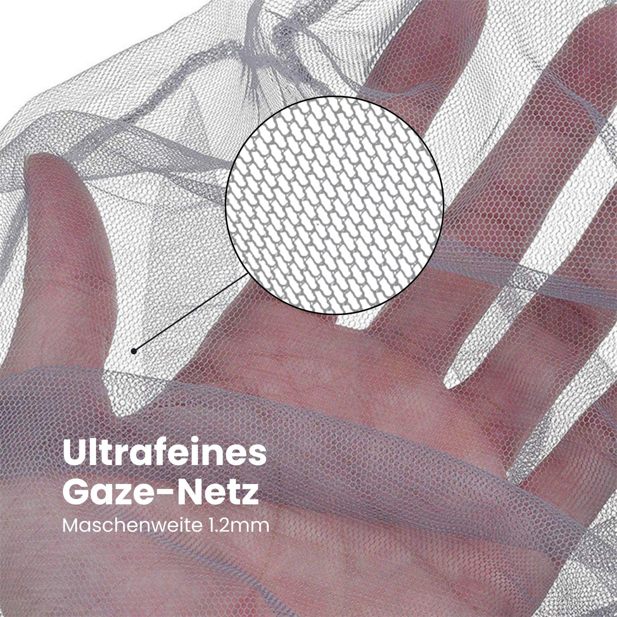 Moskitonetz Mückenschutz Kopfnetz Insektenschutznetz Netzhaube