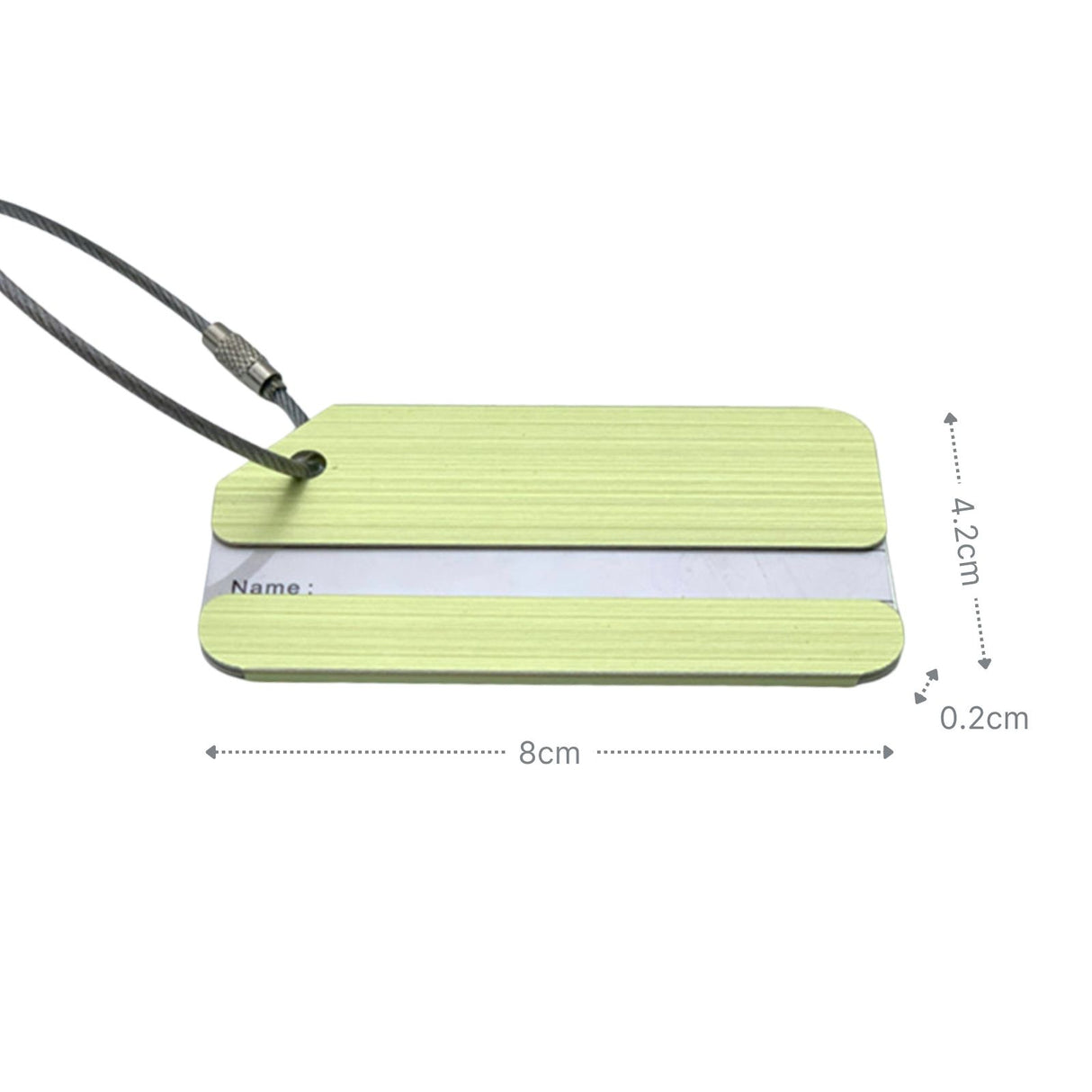 5er-Set Kofferanhänger Gepäckanhänger Koffer-Namensschild Kofferlabel