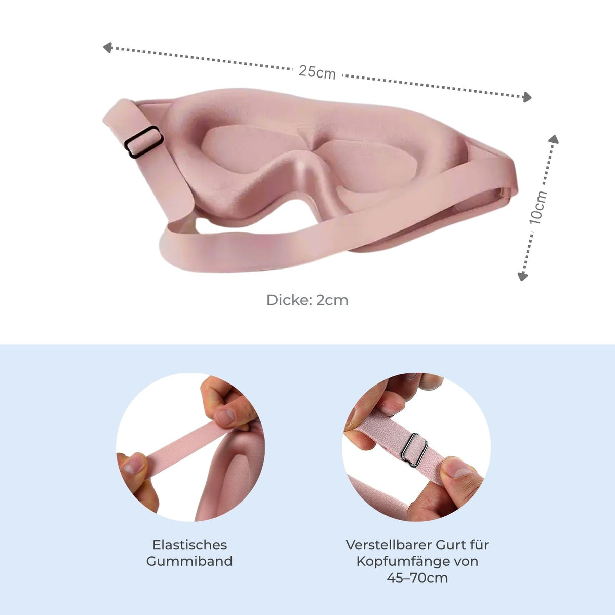 3D Schlafmaske Schlafbrille Nachtmaske Augenmaske Maske