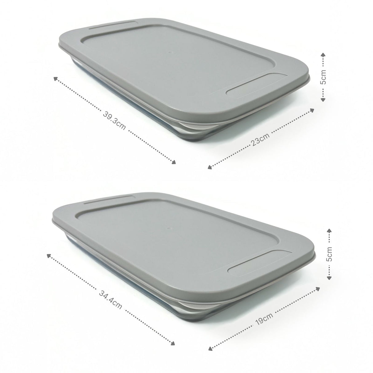2er-Set Glas-Auflaufformen mit Deckel Ofenformen Backofenformen